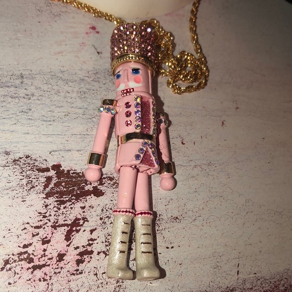 NWT Stunning Rhinestone Sparkly Nutcracker Necklace - Picture 8 of 17